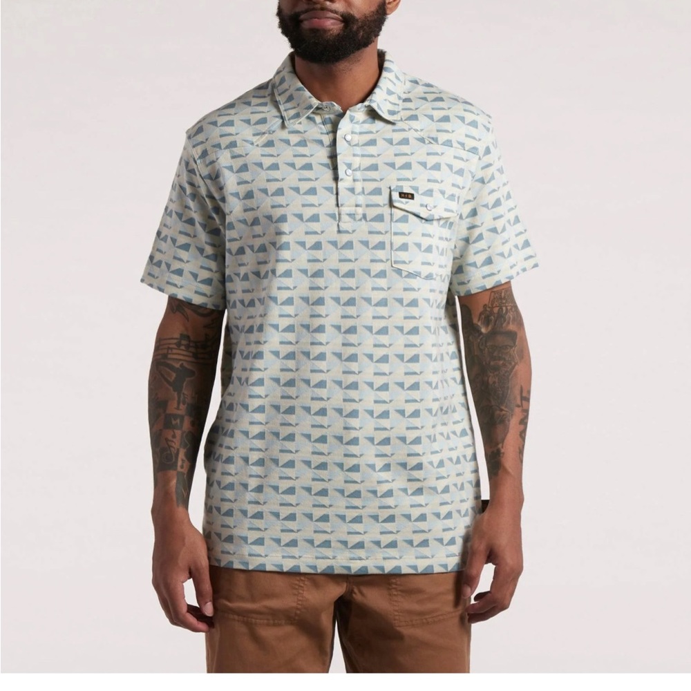 HOLWER BROS RANCHERO JACQUARD POLO- SZ M- NWT